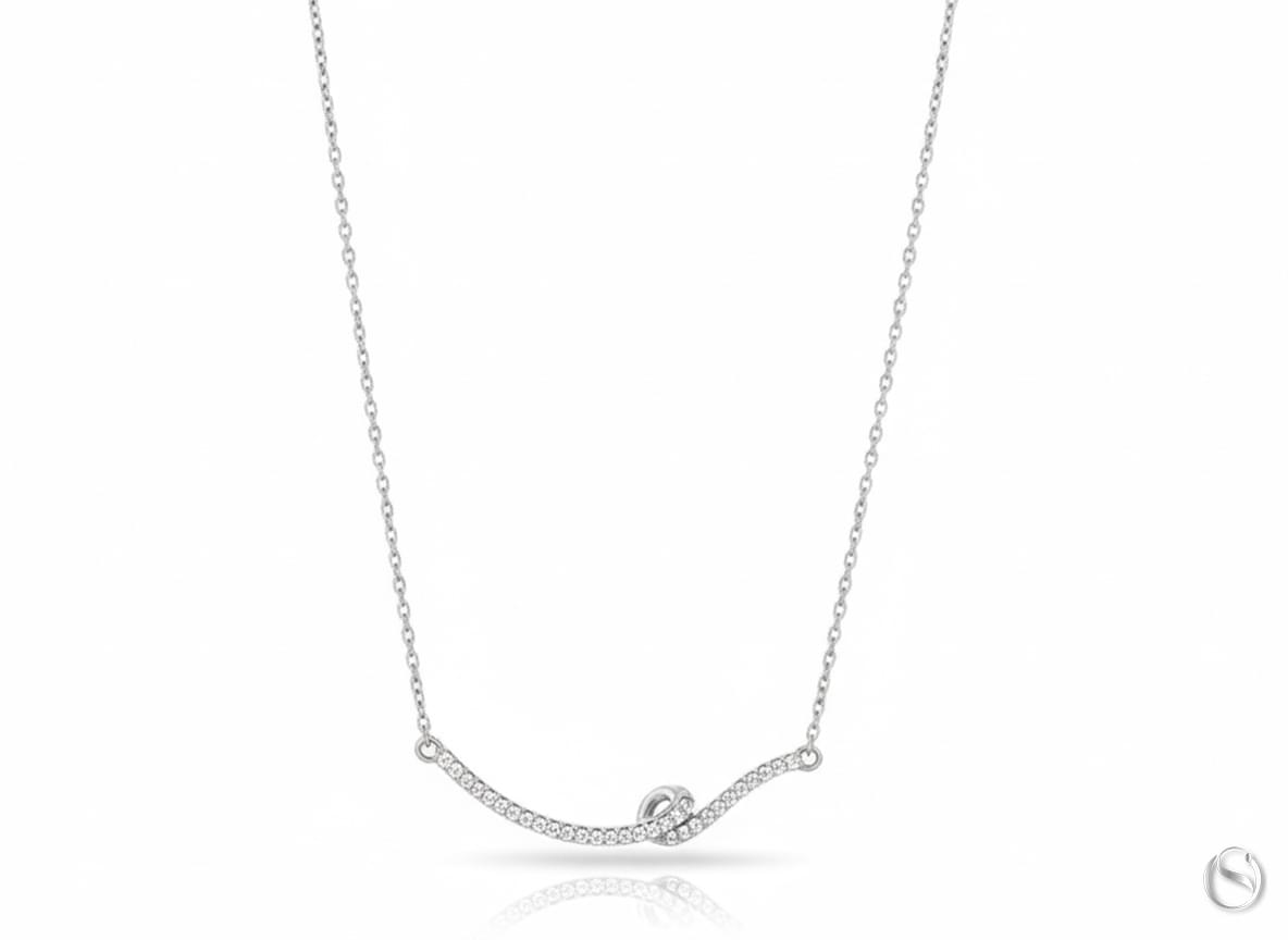 Twisted Bar Necklace